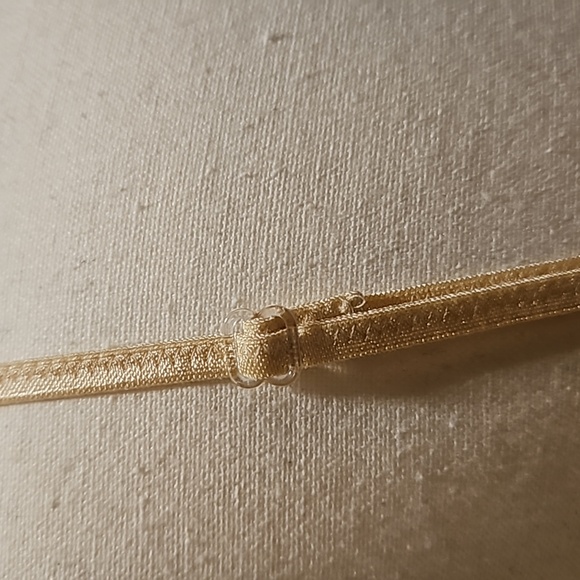 Delicates Lingerie Nightgown Nighty Beige Color Spaghetti Strap Lacey Size S - Picture 7 of 15